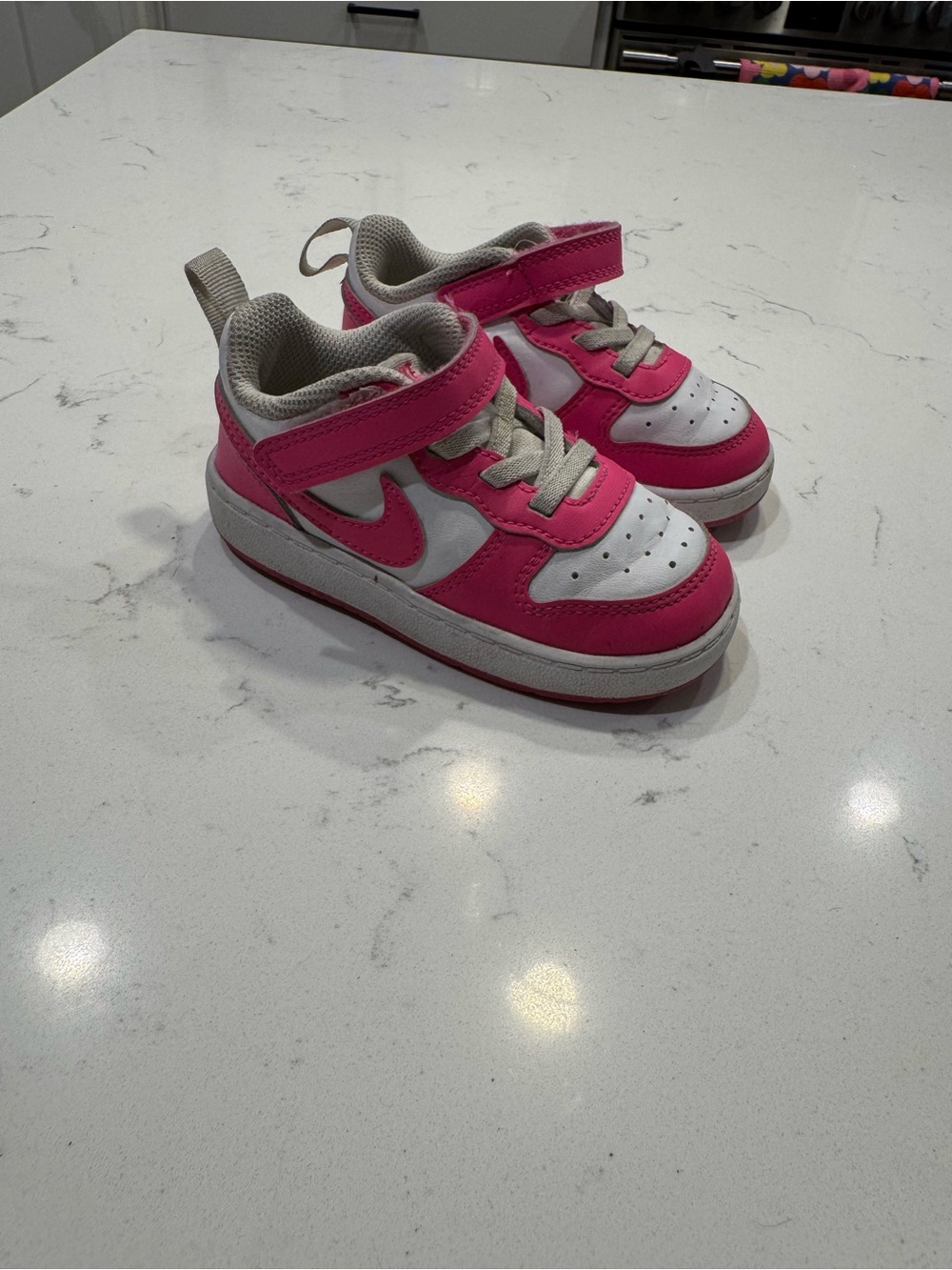 Nike Court Borough Low Recraft Baby Girl infant shoes sneaker Pink size 7C